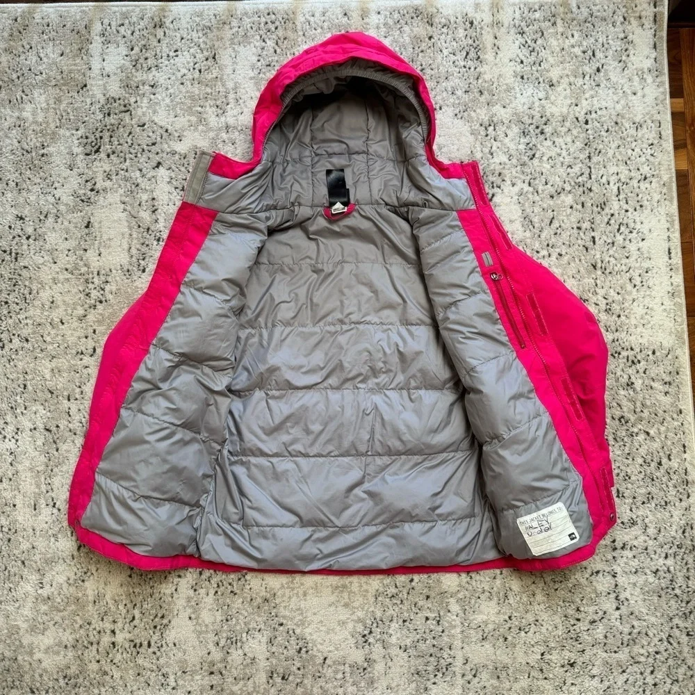 The North Face Greenland Jacket Belted Ski Parka Hyvent 550 Down Pink  L 14/16